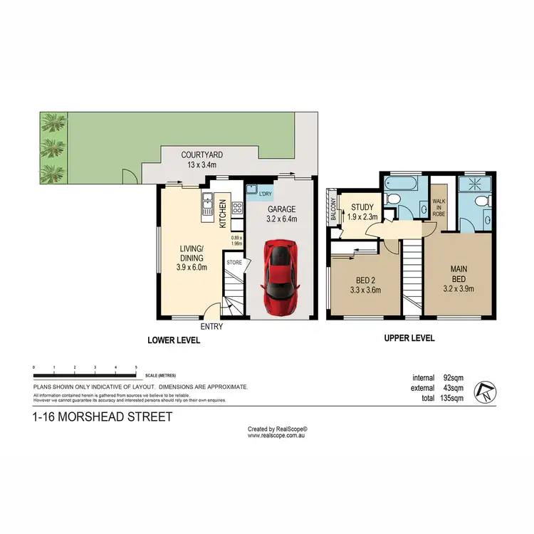 Floorplan of Homely townhouse listing, 1/16 Morshead Street, Moorooka QLD 4105