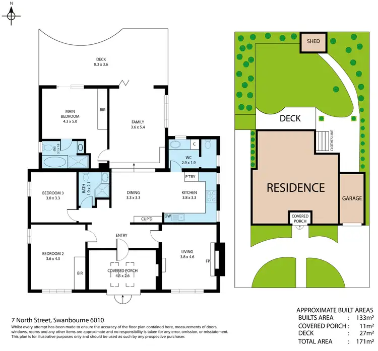 Floorplan of Homely house listing, 7 North Street, Swanbourne WA 6010