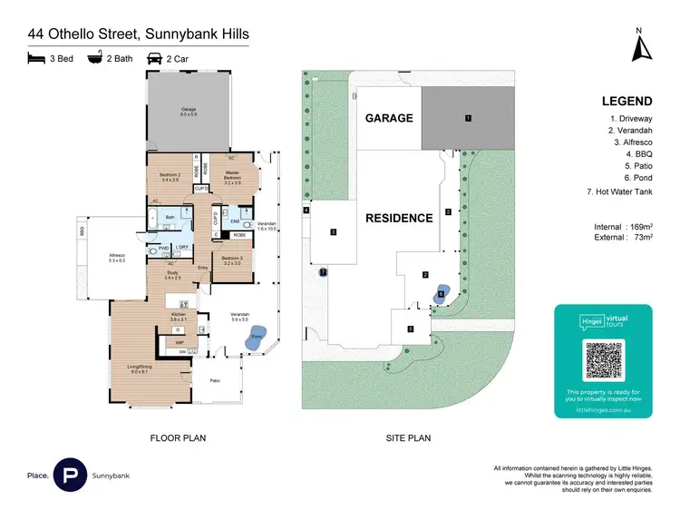 Floorplan of Homely house listing, 44 Othello Street, Sunnybank Hills QLD 4109