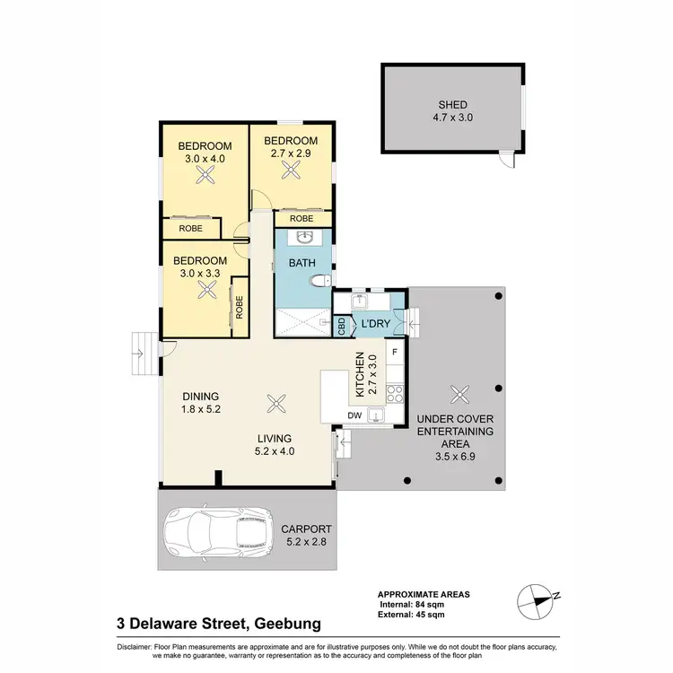 Floorplan of Homely house listing, 3 Delaware Street, Geebung QLD 4034