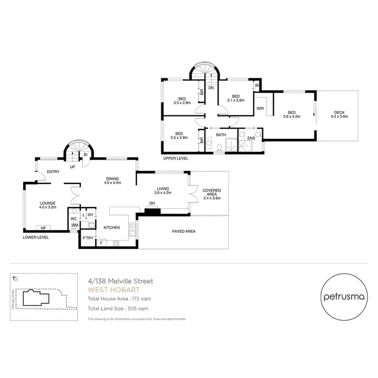 Floorplan of Homely house listing, 4/138 Melville Street, Hobart TAS 7000