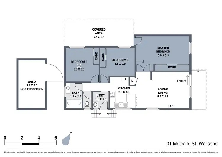 Floorplan of Homely house listing, 31 Metcalfe Street, Wallsend NSW 2287