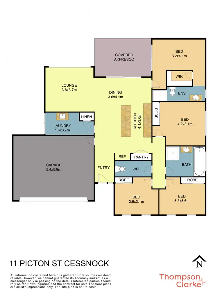 Floorplan of Homely house listing, 11 Picton Street, Cessnock NSW 2325