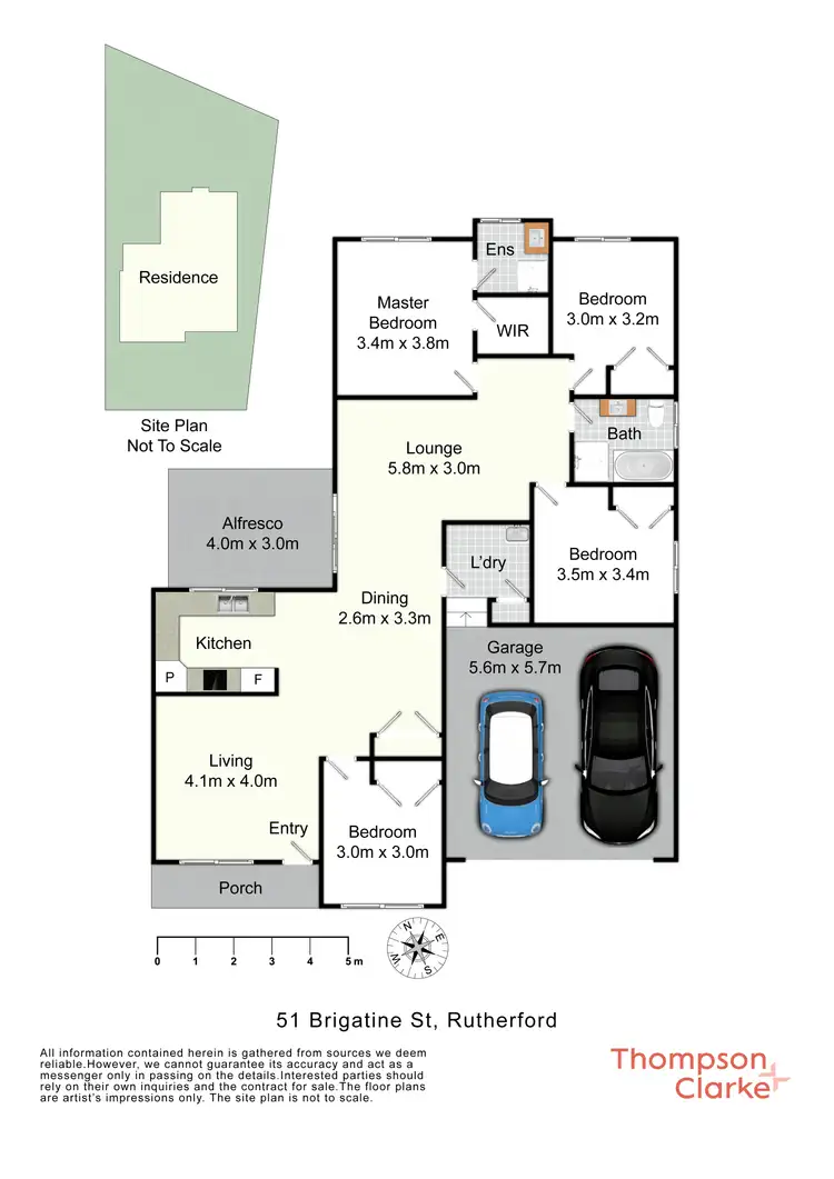 Floorplan of Homely house listing, 51 Brigantine Street, Rutherford NSW 2320