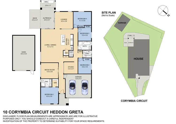 Floorplan of Homely house listing, 10 Corymbia Circuit, Heddon Greta NSW 2321