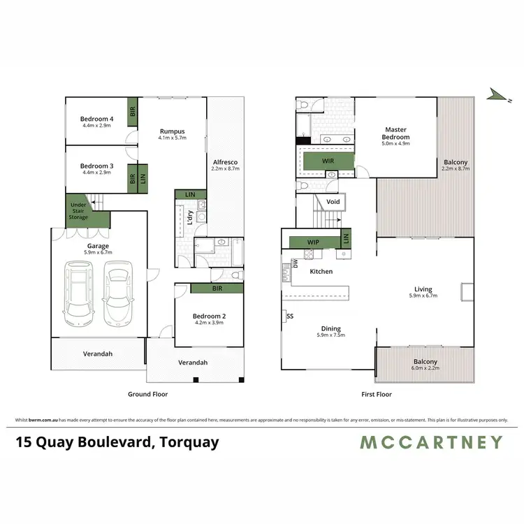 Floorplan of Homely house listing, 15 Quay Boulevard, Torquay VIC 3228