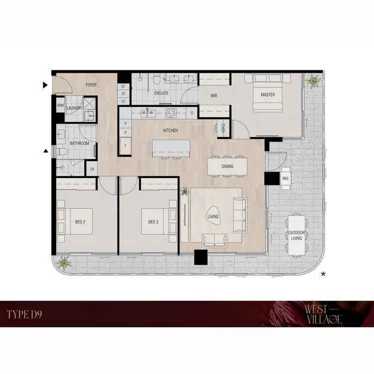 Floorplan of Homely apartment listing, 216/200 Karrinyup Road, Karrinyup WA 6018