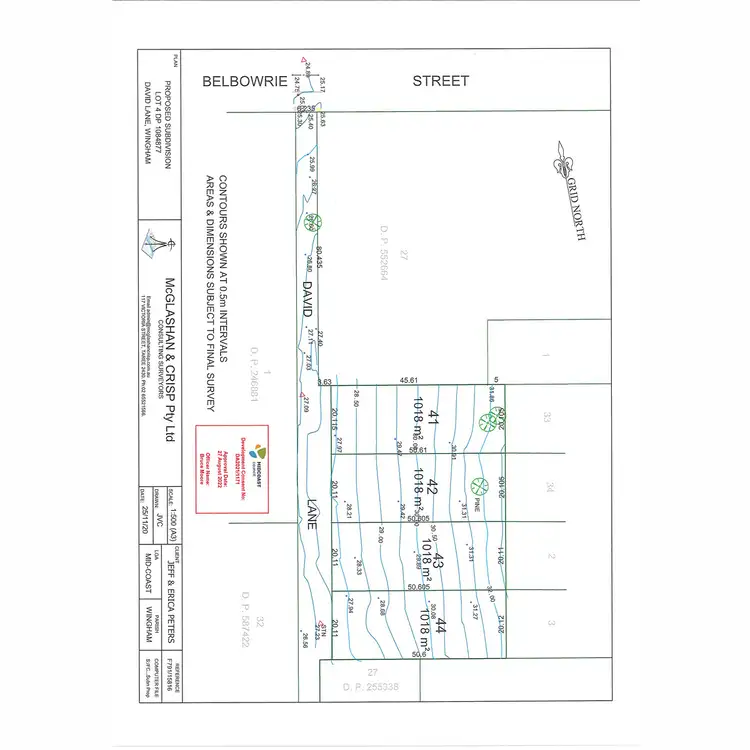 Floorplan of Homely land listing, 70 David Lane, Wingham NSW 2429