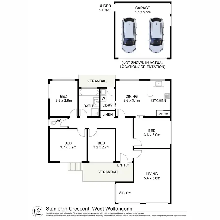 Floorplan of Homely house listing, 9 Stanleigh Crescent, West Wollongong NSW 2500