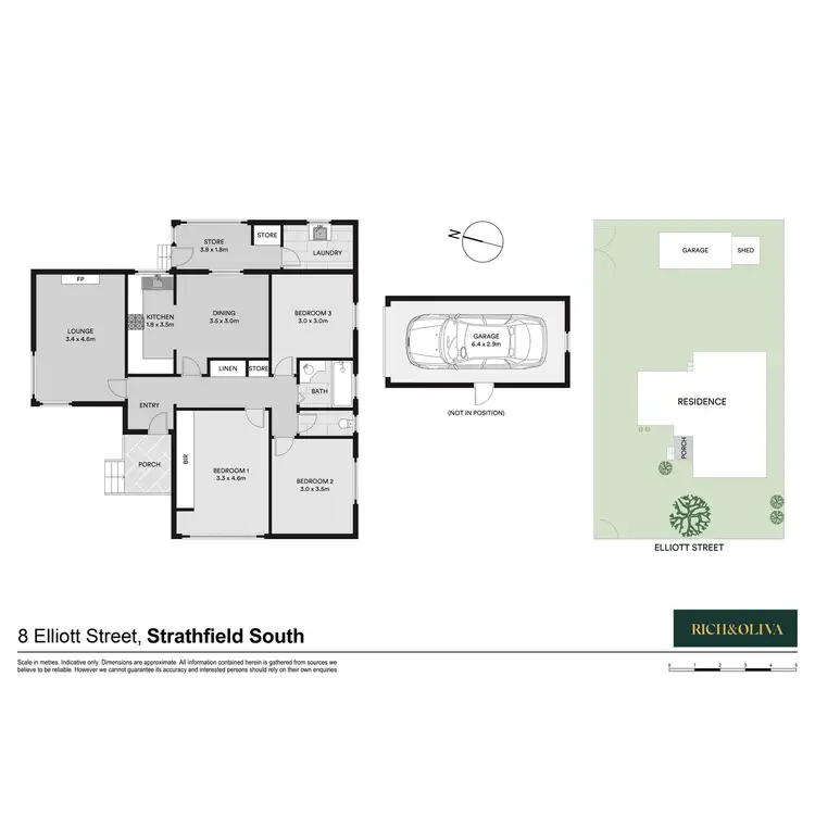 Floorplan of Homely house listing, 8 Elliott Street, Strathfield South NSW 2136