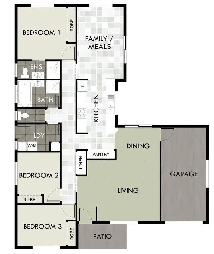 Floorplan of Homely house listing, 5 Daffodil Court, Dubbo NSW 2830
