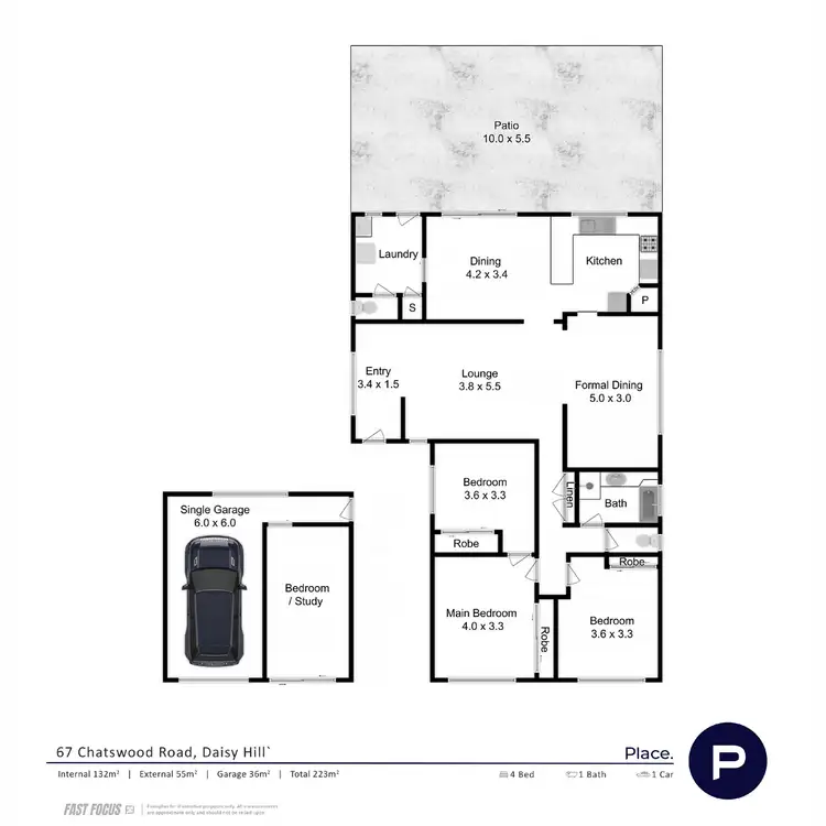Floorplan of Homely house listing, 67 Chatswood Road, Daisy Hill QLD 4127