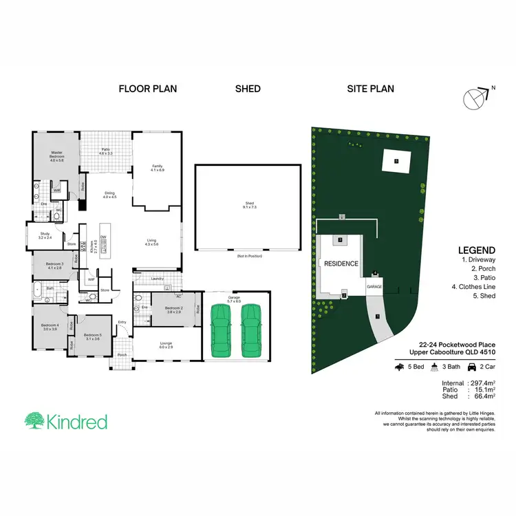 Floorplan of Homely house listing, 22-24 Pocketwood Place, Upper Caboolture QLD 4510