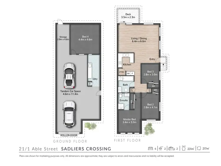 Floorplan of Homely townhouse listing, 21/1 Able Street, Sadliers Crossing QLD 4305