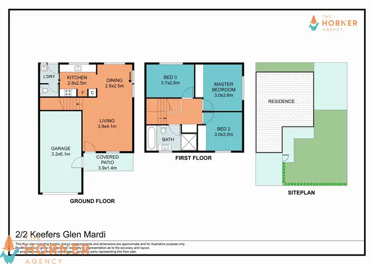 Floorplan of Homely townhouse listing, 2/2 Keefers Glen, Mardi NSW 2259