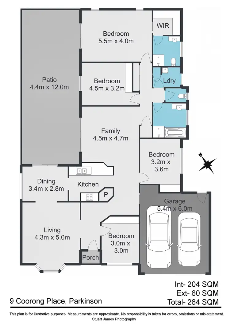 Floorplan of Homely house listing, 9 Coorong Place, Parkinson QLD 4115