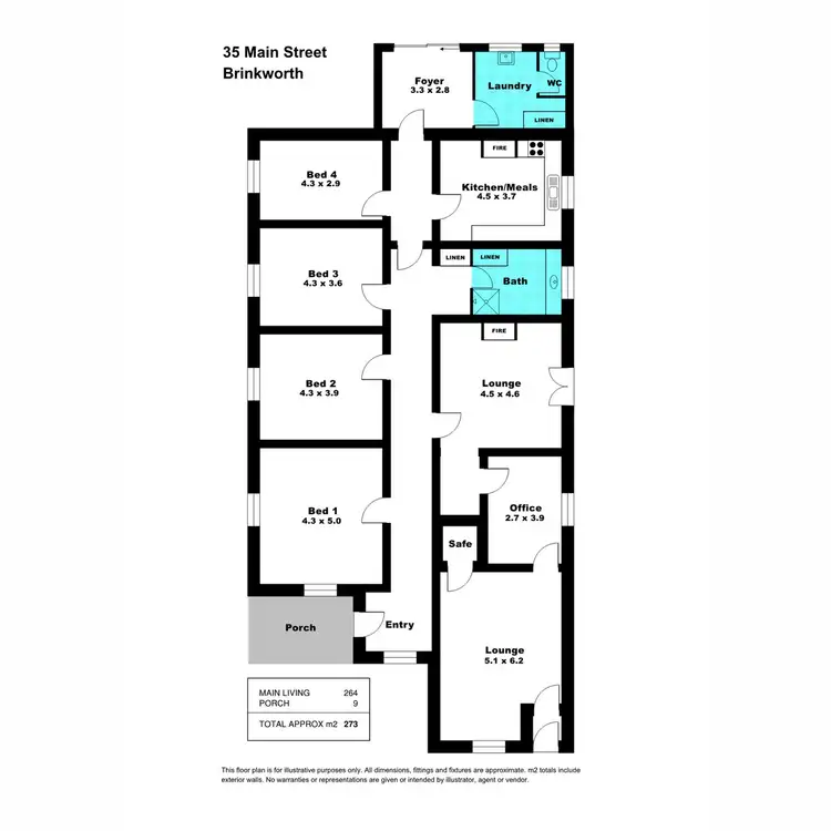 Floorplan of Homely other listing, 35 Main Street, Brinkworth SA 5464