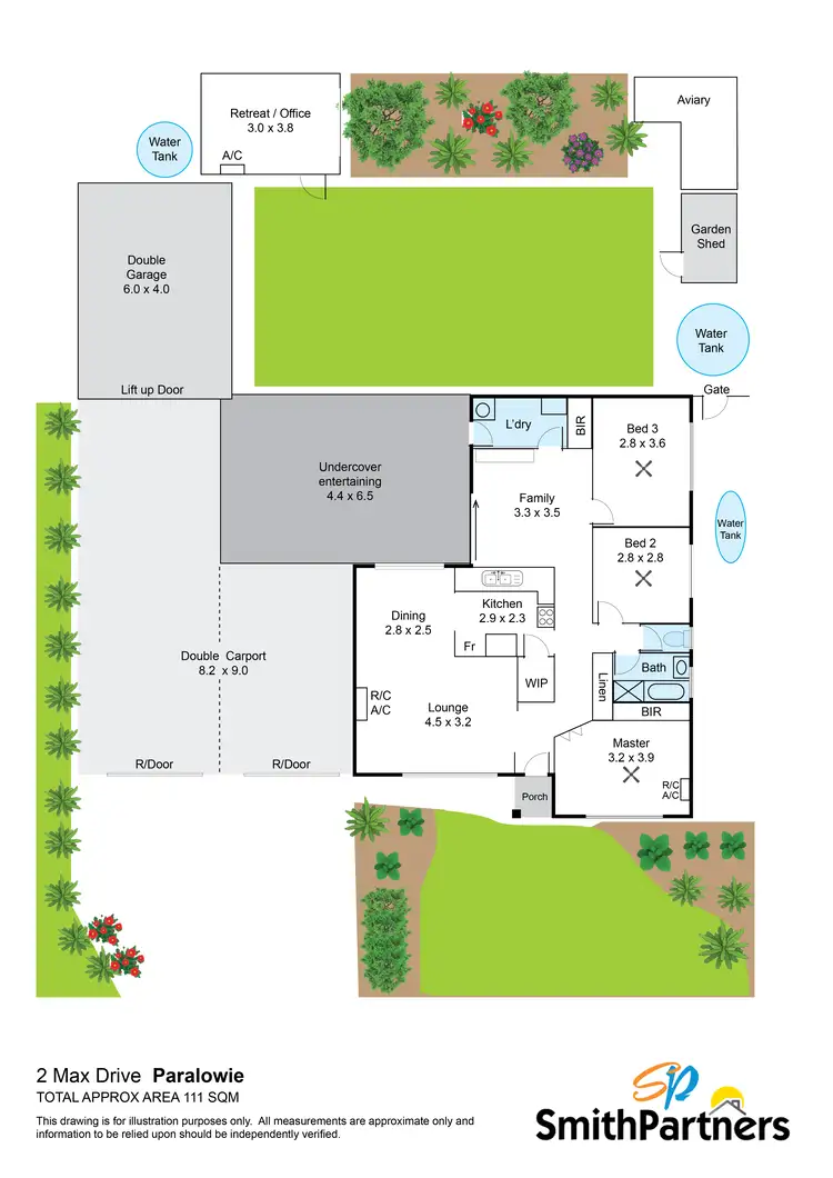 Floorplan of Homely house listing, 2 Max Drive, Paralowie SA 5108