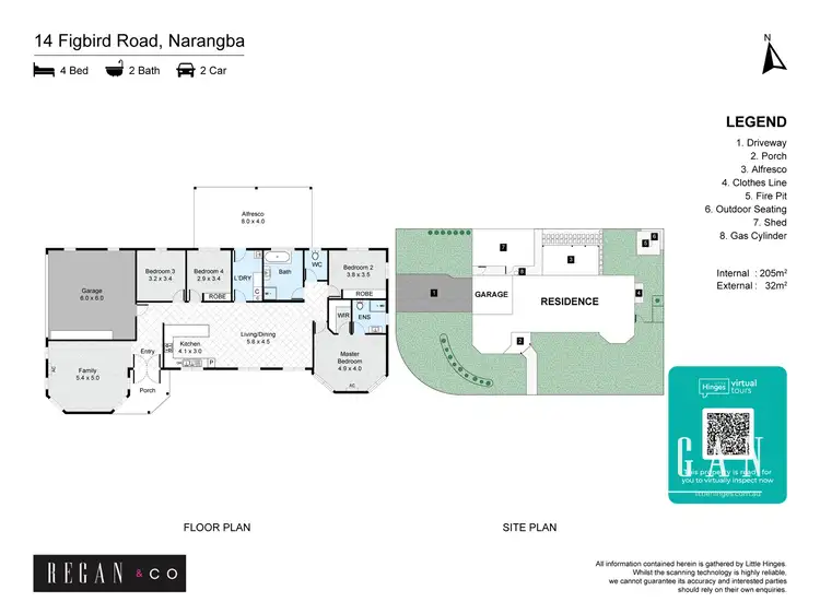 Floorplan of Homely house listing, 14 Figbird Road, Narangba QLD 4504