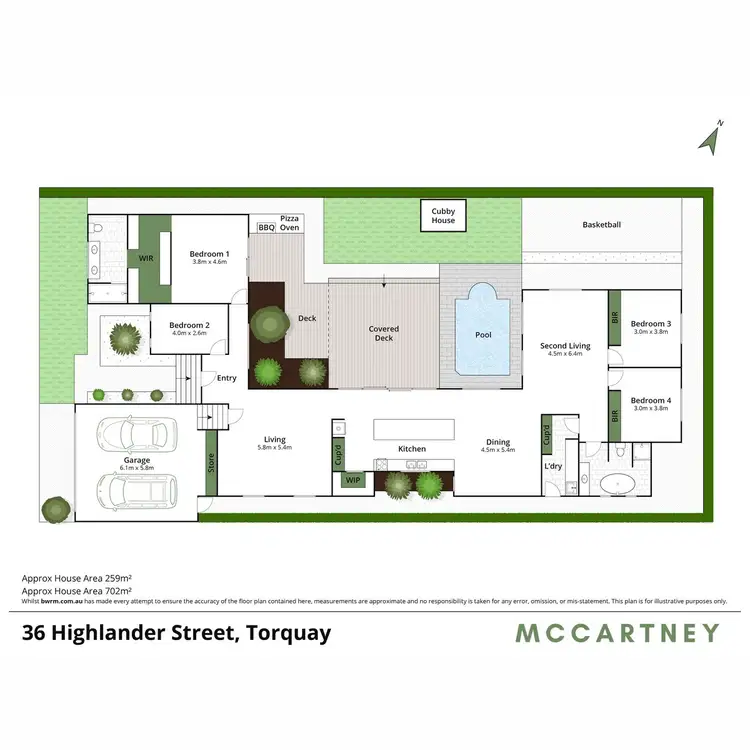 Floorplan of Homely house listing, 36 Highlander Street, Torquay VIC 3228