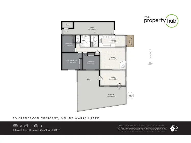 Floorplan of Homely house listing, 30 Glendevon Crescent, Mount Warren Park QLD 4207