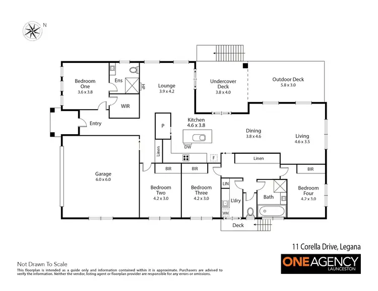 Floorplan of Homely house listing, 11 Corella Drive, Legana TAS 7277
