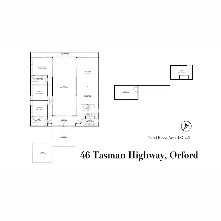 Floorplan of Homely house listing, 46B Tasman Highway, Orford TAS 7190