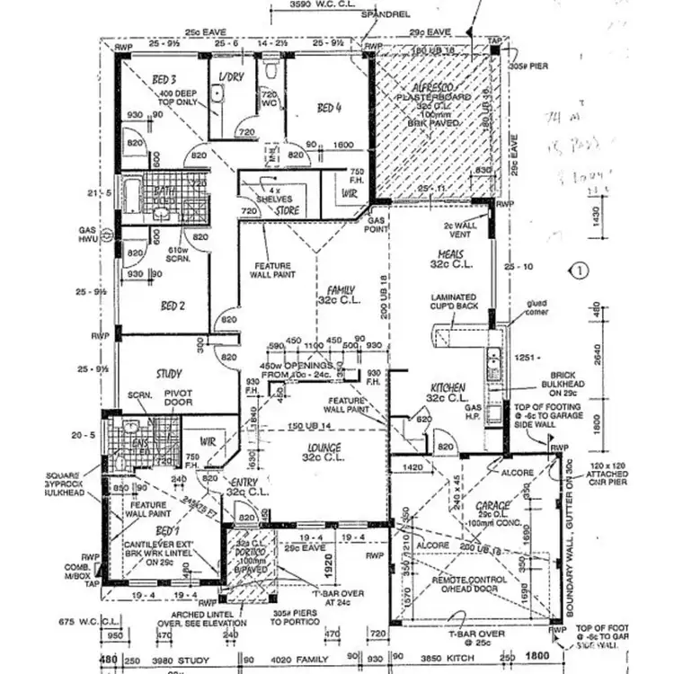 Floorplan of Homely house listing, 33 Haslingfield Way, Butler WA 6036