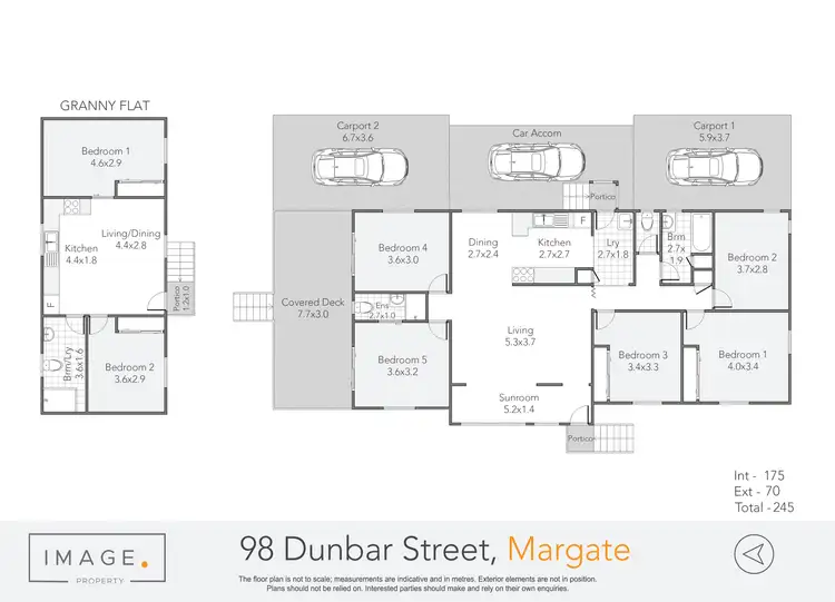 Floorplan of Homely house listing, 98 Dunbar Street, Margate QLD 4019