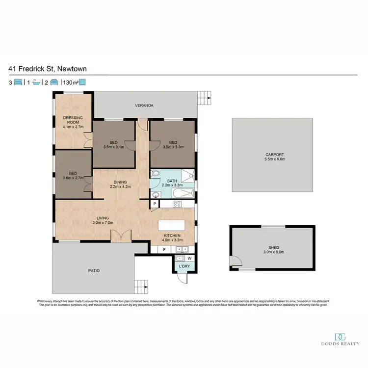 Floorplan of Homely house listing, 41 Frederick Street, Newtown QLD 4305