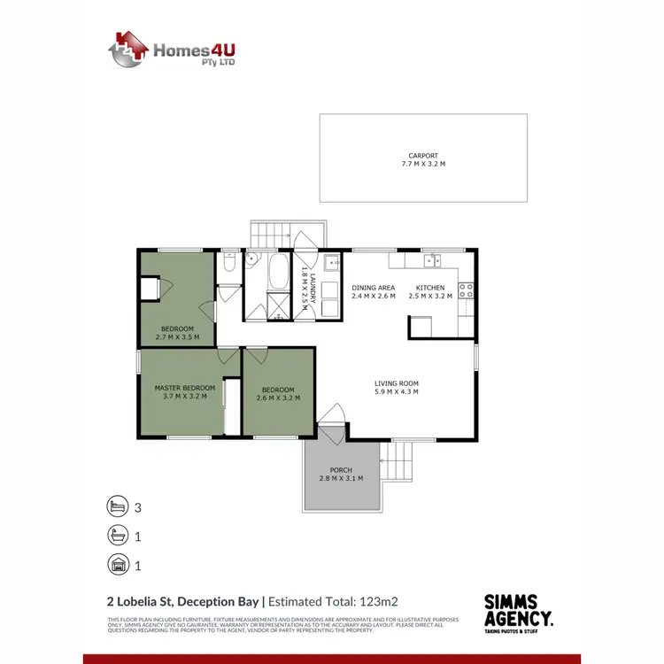 Floorplan of Homely house listing, 22 Rainbow Street, Deception Bay QLD 4508