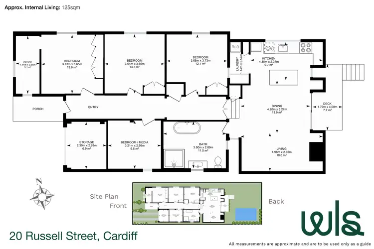 Floorplan of Homely house listing, 20 Russell Street, Cardiff NSW 2285
