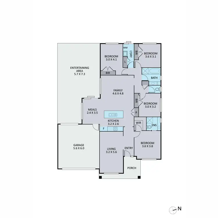 Floorplan of Homely house listing, 15 Todman Street, Drouin VIC 3818