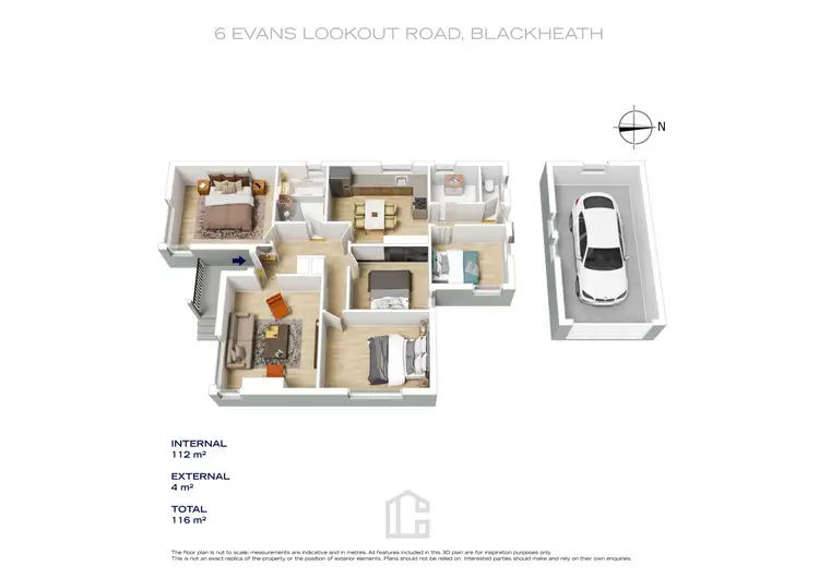 Floorplan of Homely house listing, 6 Evans Lookout Road, Blackheath NSW 2785