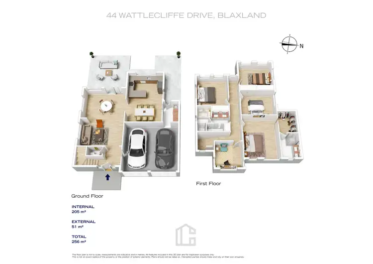 Floorplan of Homely house listing, 44 Wattlecliffe Drive, Blaxland NSW 2774