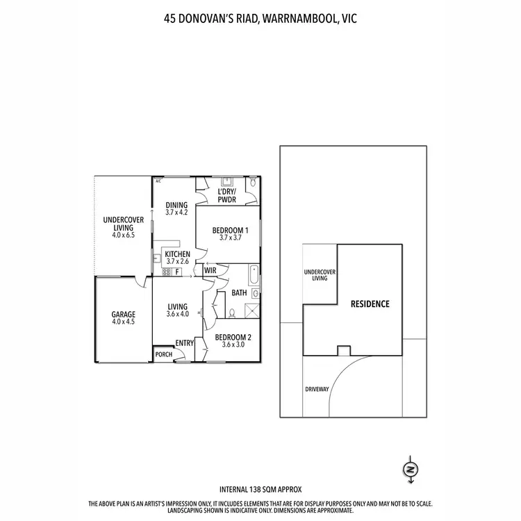 Floorplan of Homely house listing, 45 Donovans Road, Warrnambool VIC 3280