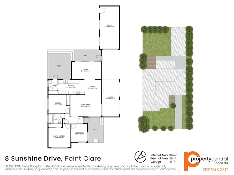 Floorplan of Homely house listing, 8 Sunshine Drive, Point Clare NSW 2250