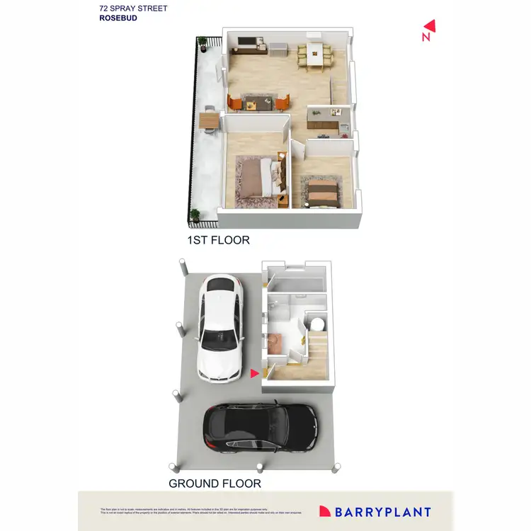 Floorplan of Homely house listing, 72 Spray Street, Rosebud VIC 3939