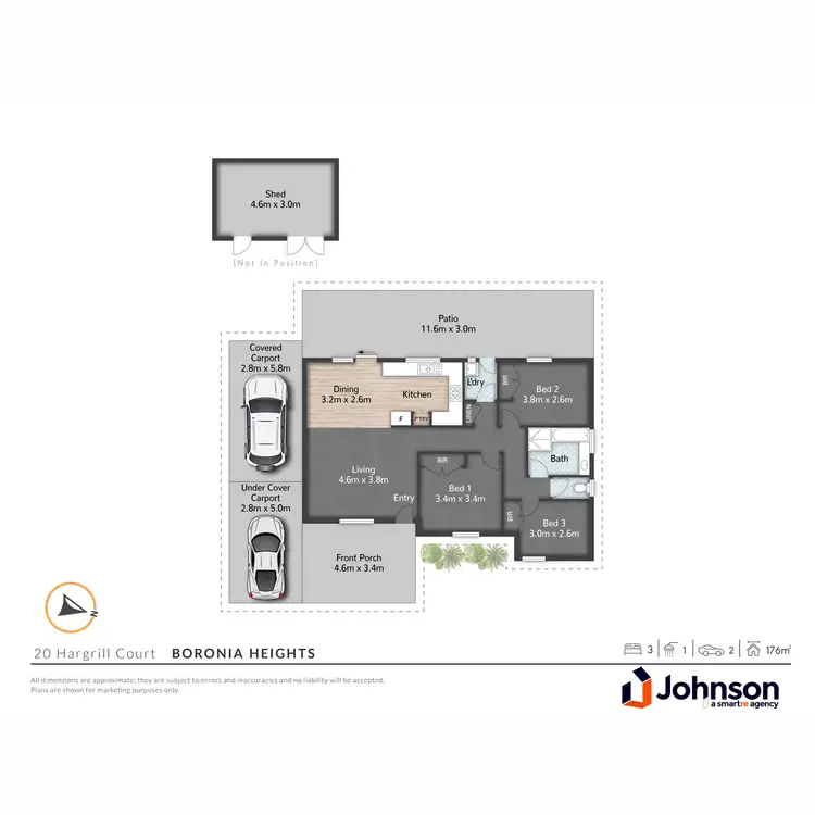 Floorplan of Homely house listing, 20 Hargrill Court, Boronia Heights QLD 4124
