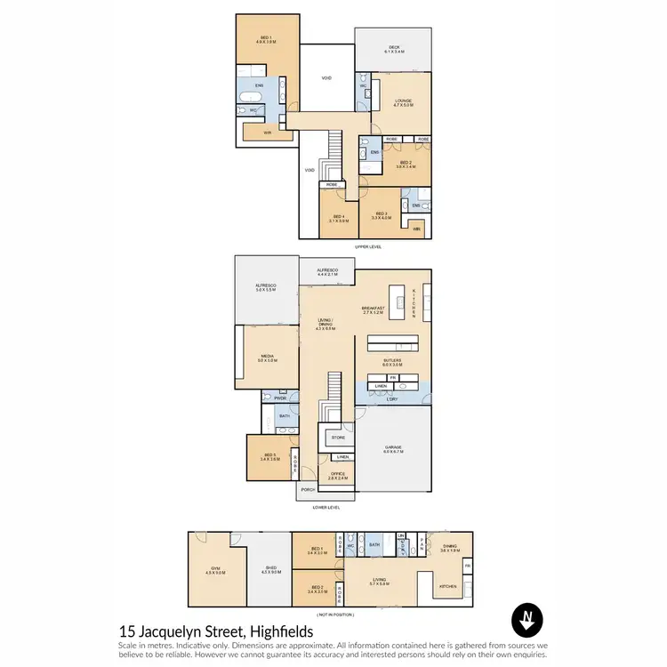 Floorplan of Homely house listing, 15 Jacquelyn Street, Highfields QLD 4352
