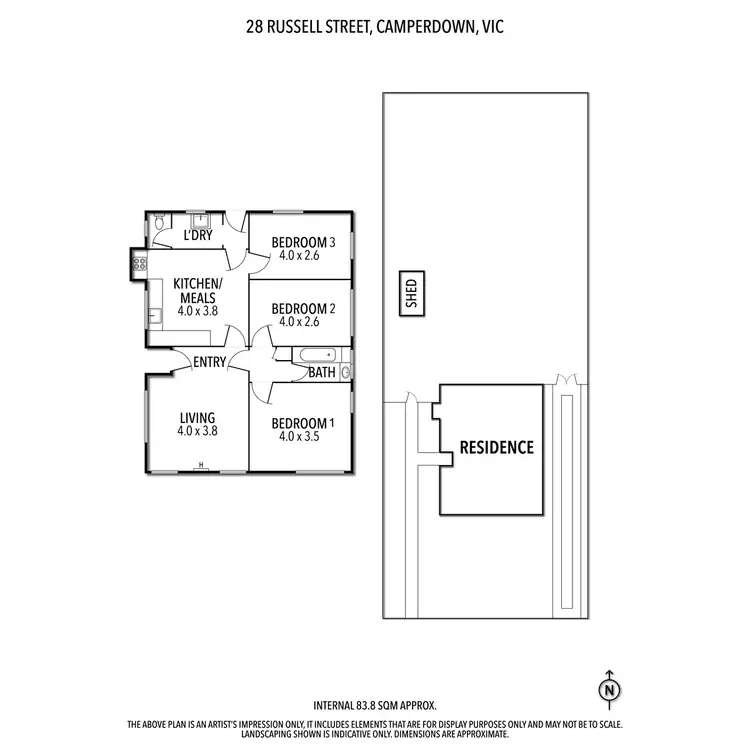 Floorplan of Homely house listing, 28 Russell Street, Camperdown VIC 3260