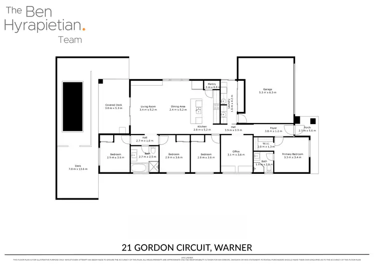 Floorplan of Homely house listing, 21 Gordon Circuit, Warner QLD 4500