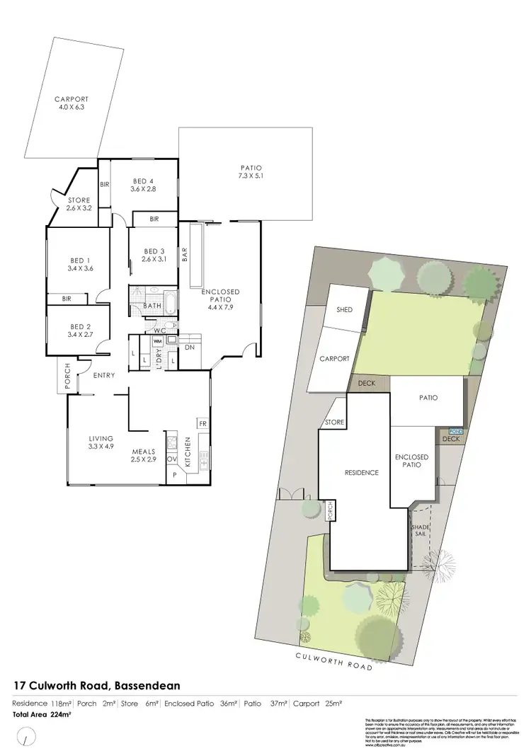 Floorplan of Homely house listing, 17 Culworth Road, Bassendean WA 6054