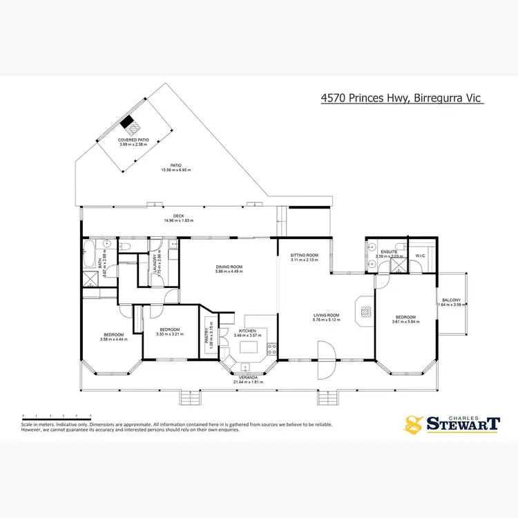 Floorplan of Homely rural property listing, 4570 Princes Highway, Birregurra VIC 3242