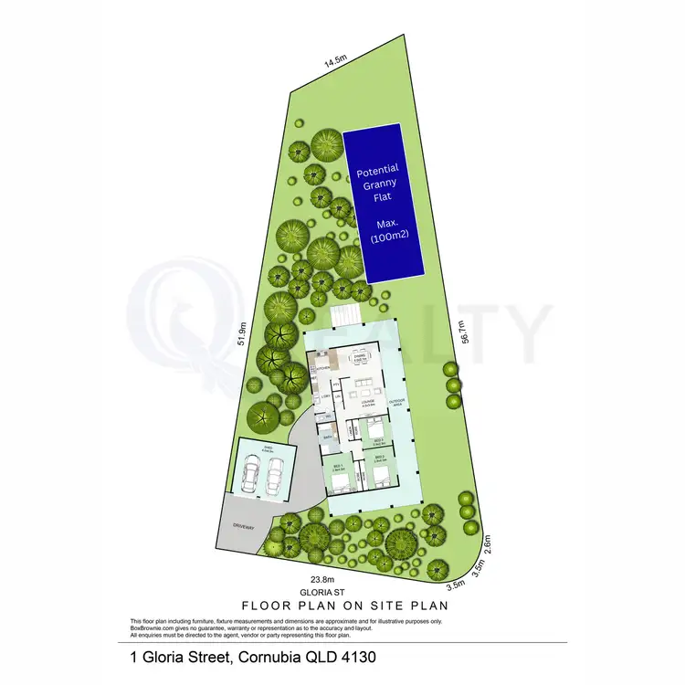 Floorplan of Homely house listing, 1 Gloria Street, Cornubia QLD 4130