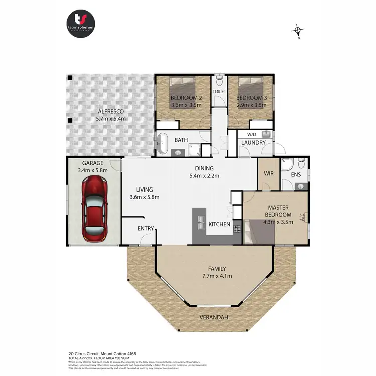Floorplan of Homely house listing, 20 Citrus Circuit, Mount Cotton QLD 4165