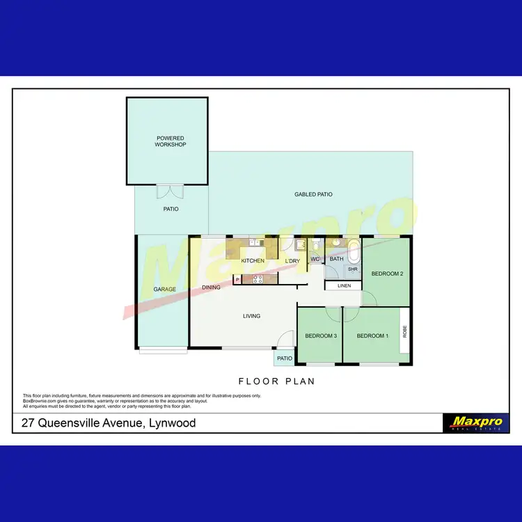 Floorplan of Homely house listing, 27 Queensville Avenue, Lynwood WA 6147