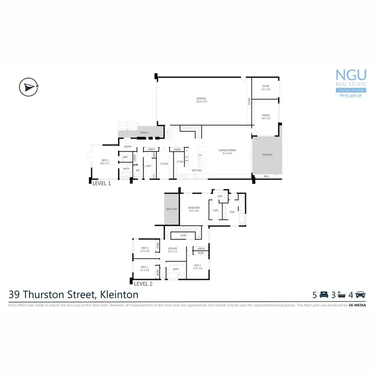 Floorplan of Homely house listing, 39 Thurston Street, Kleinton QLD 4352