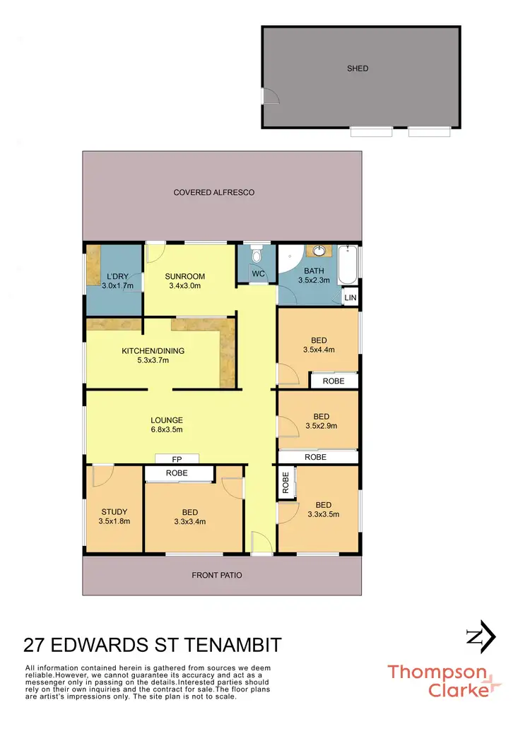 Floorplan of Homely house listing, 27 Edward Street, Tenambit NSW 2323