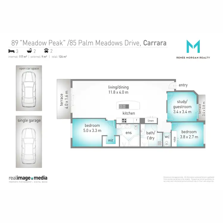 Floorplan of Homely unit listing, 89/85 Palm Meadows Drive, Carrara QLD 4211